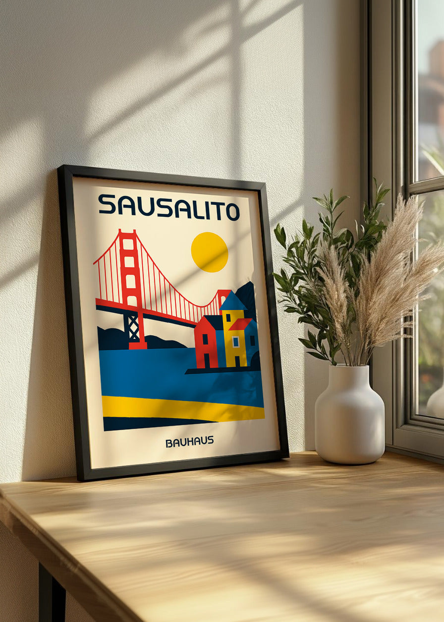Cuadro Sausalito Poster Bauhaus