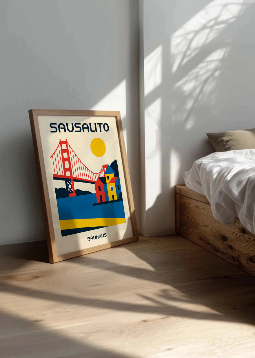 Cuadro Sausalito Poster Bauhaus