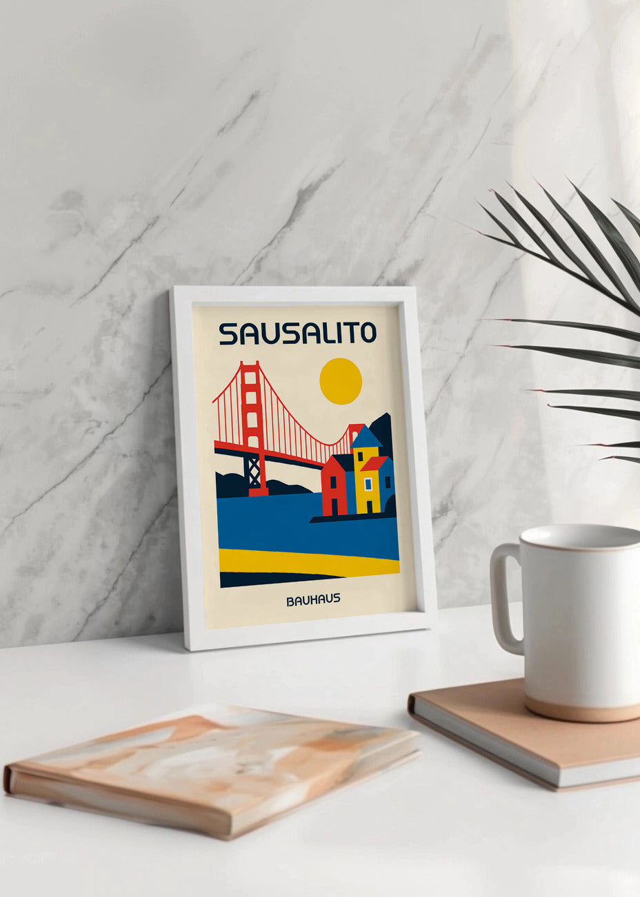 Cuadro Sausalito Poster Bauhaus