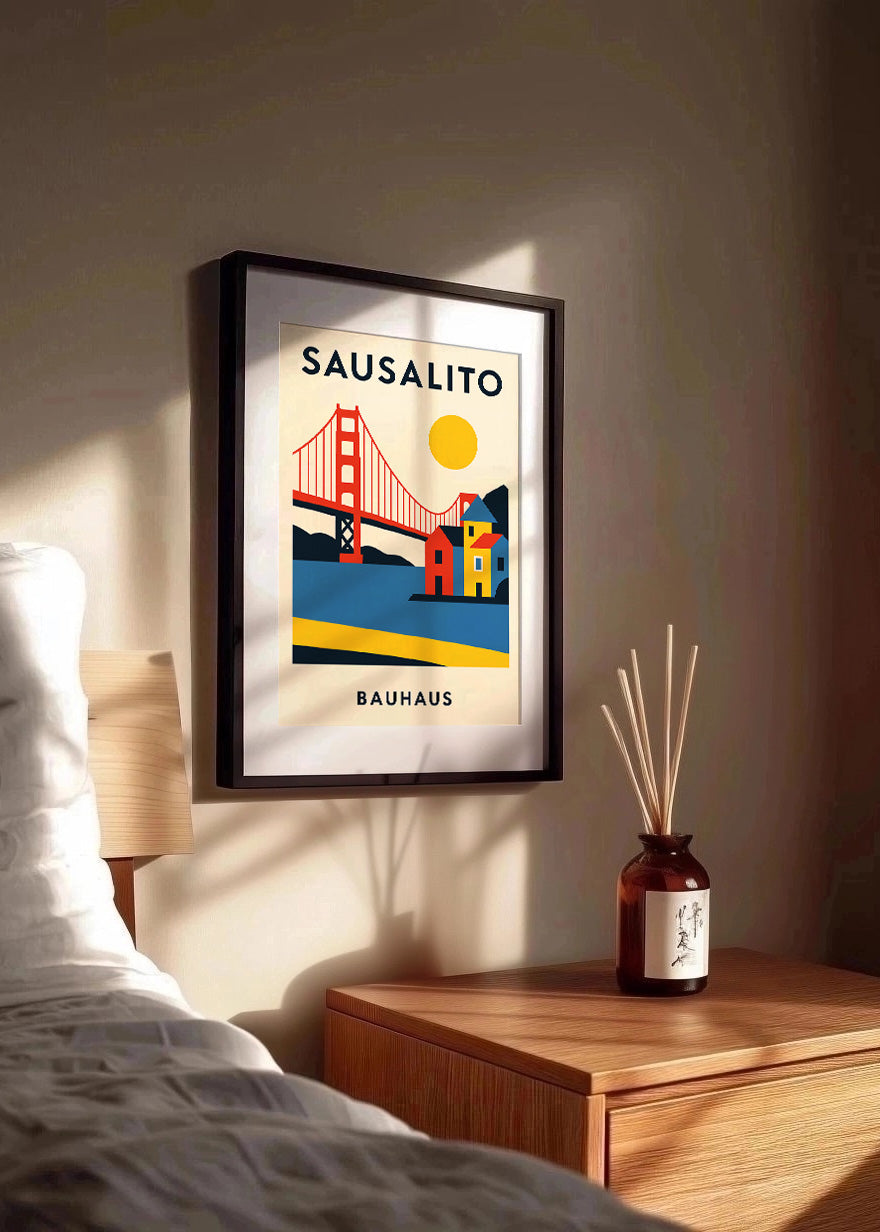 Cuadro Sausalito Poster Bauhaus