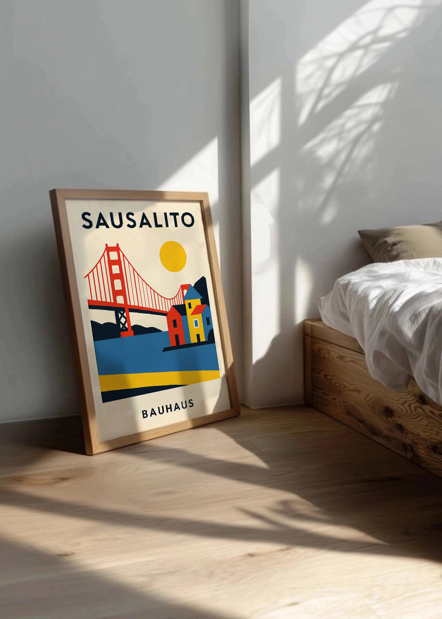 Cuadro Sausalito Poster Bauhaus