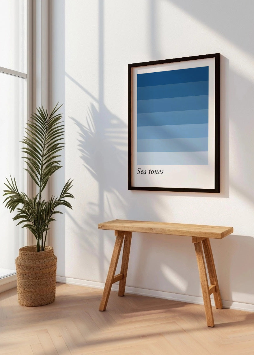 Cuadro Sea tones azul