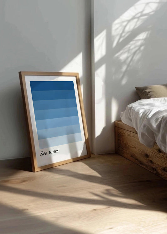 Cuadro Sea tones azul