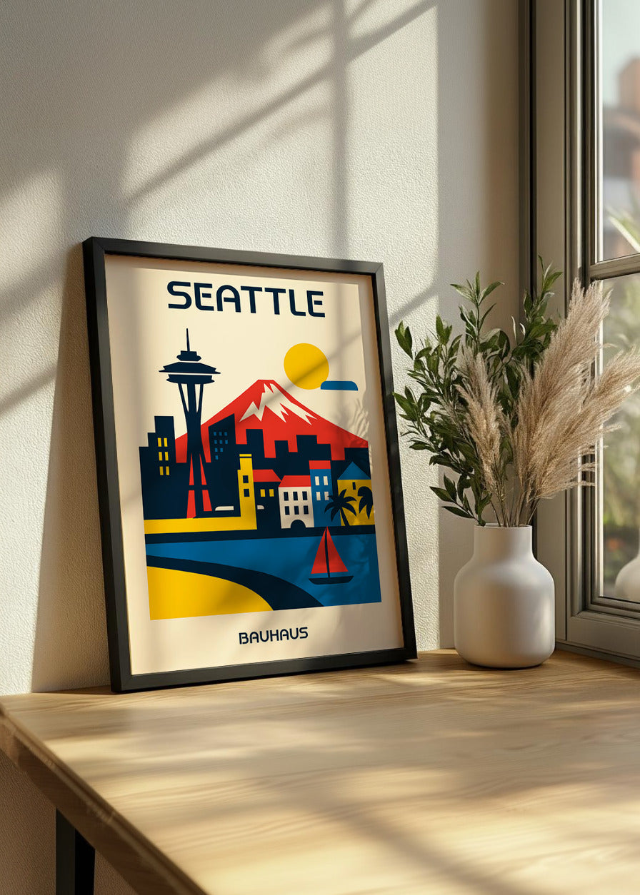 Cuadro Seattle Poster Bauhaus