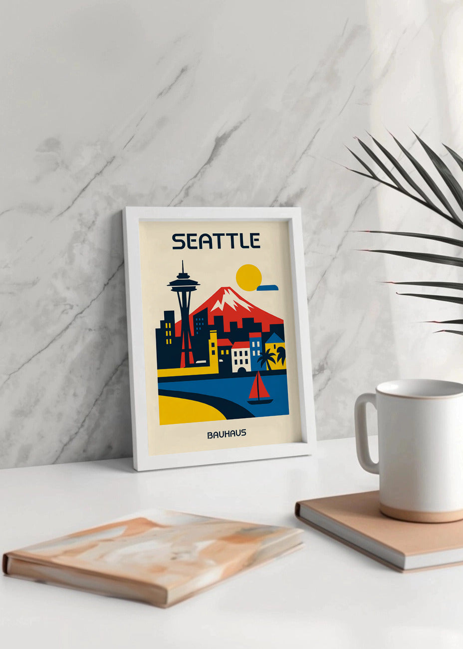 Cuadro Seattle Poster Bauhaus