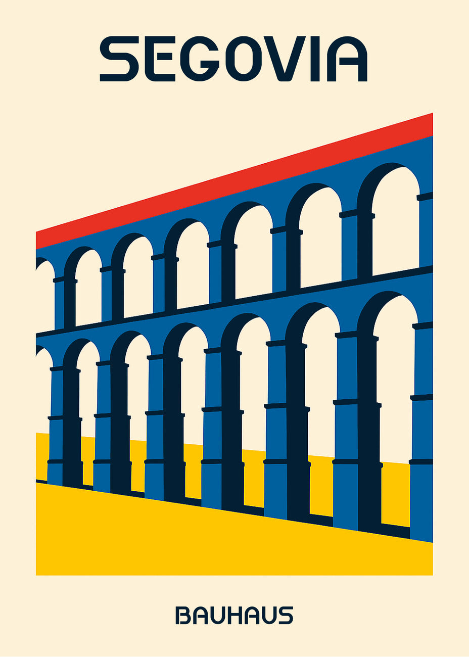 Cuadro Segovia Poster Bauhaus