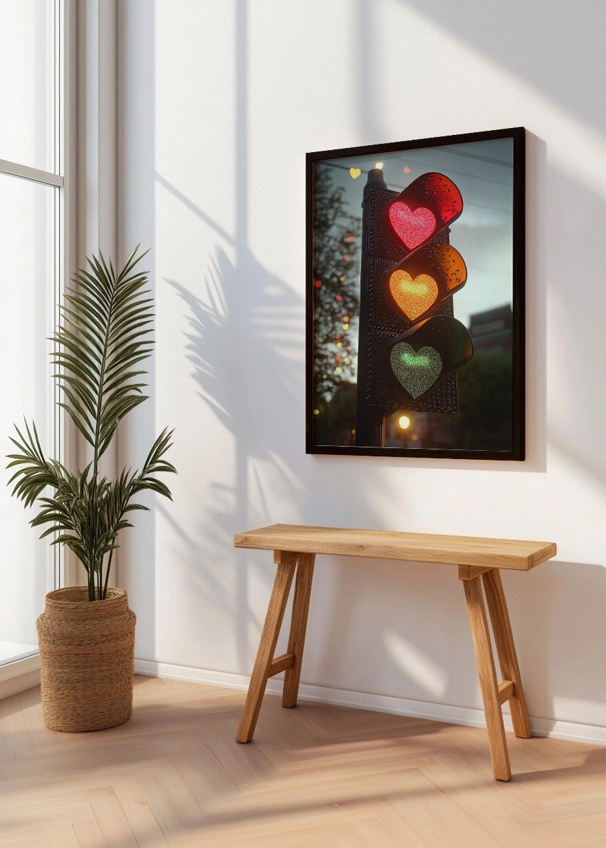 Cuadro ​Semáforo del amor