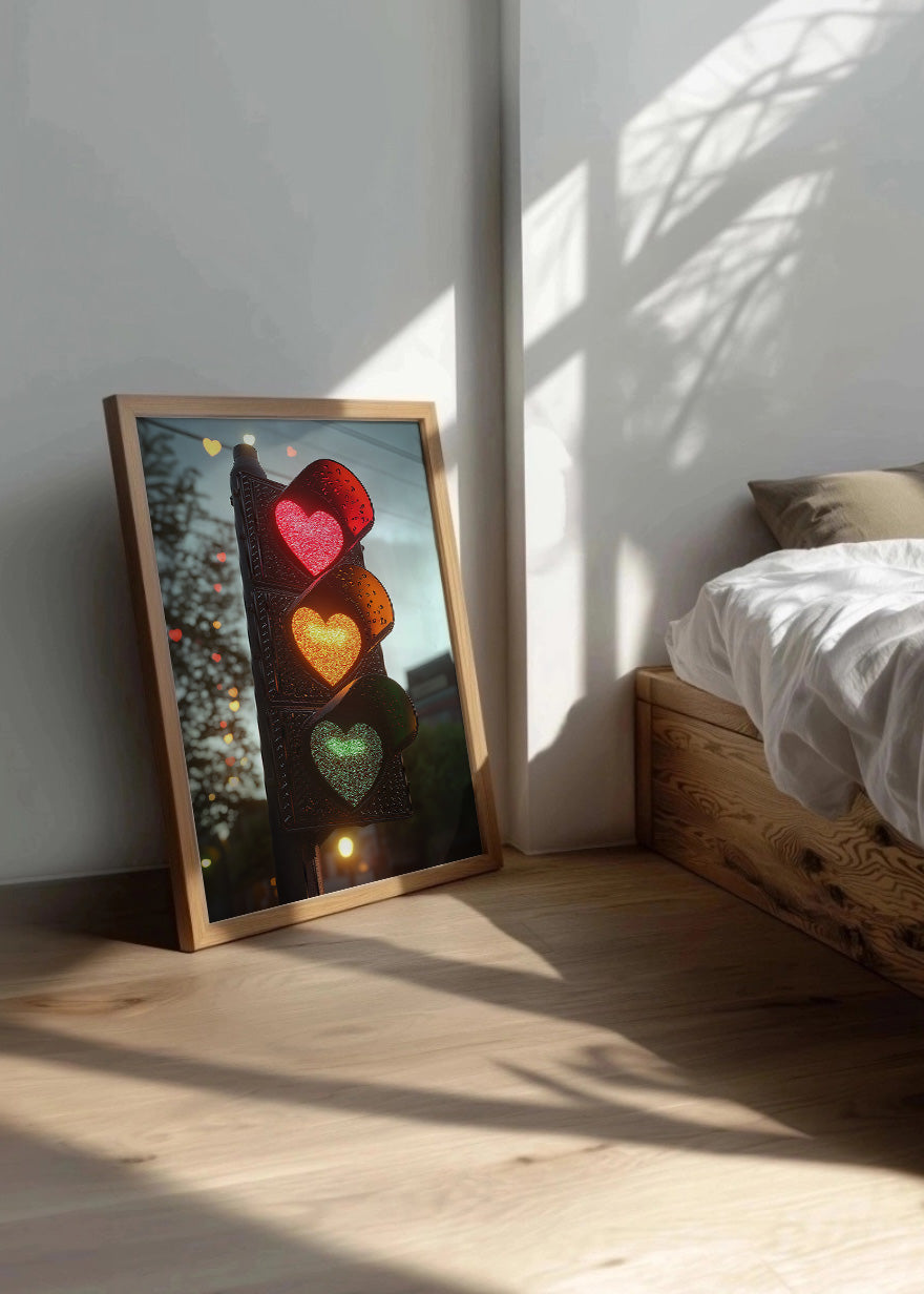 Cuadro ​Semáforo del amor