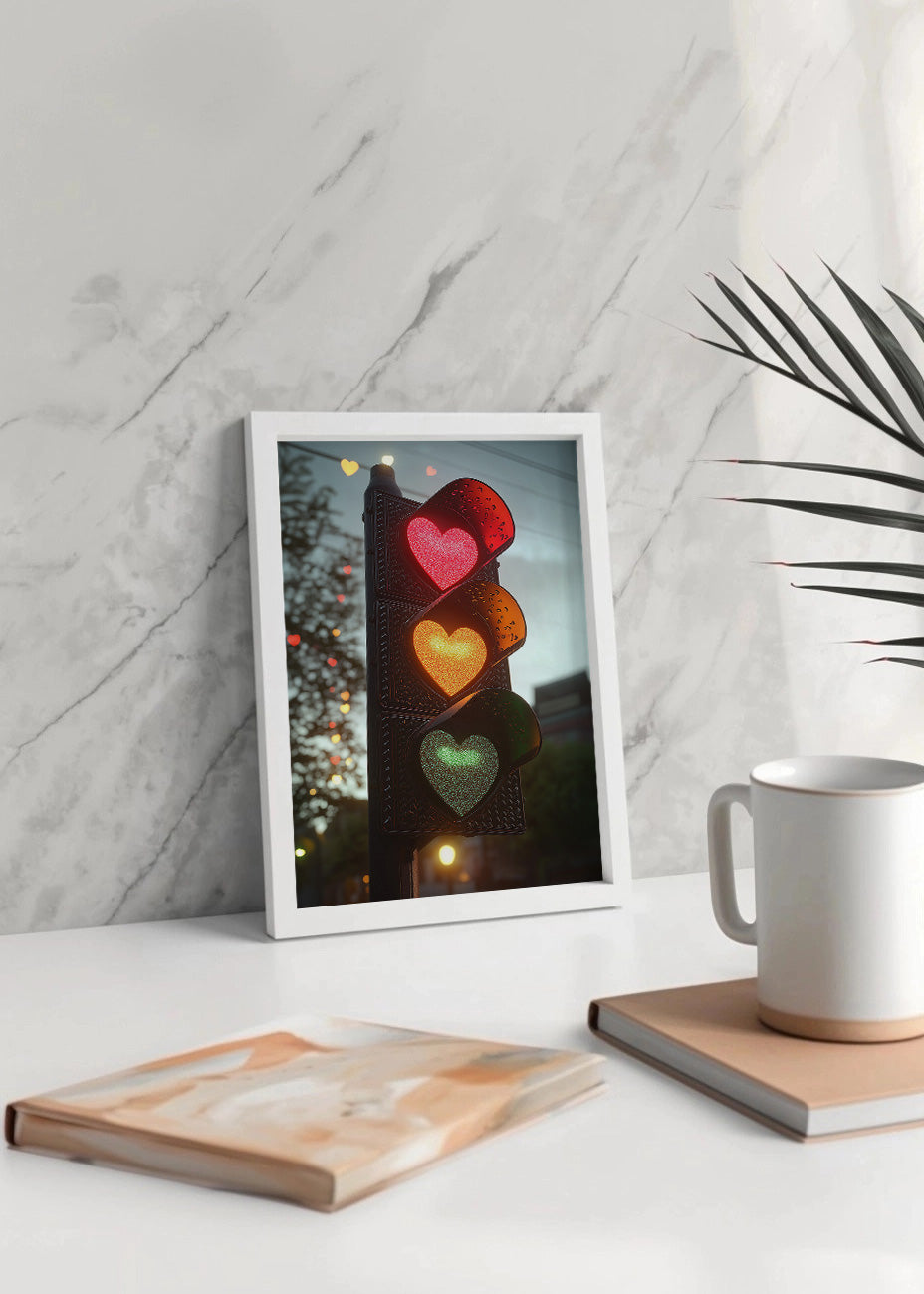 Cuadro ​Semáforo del amor