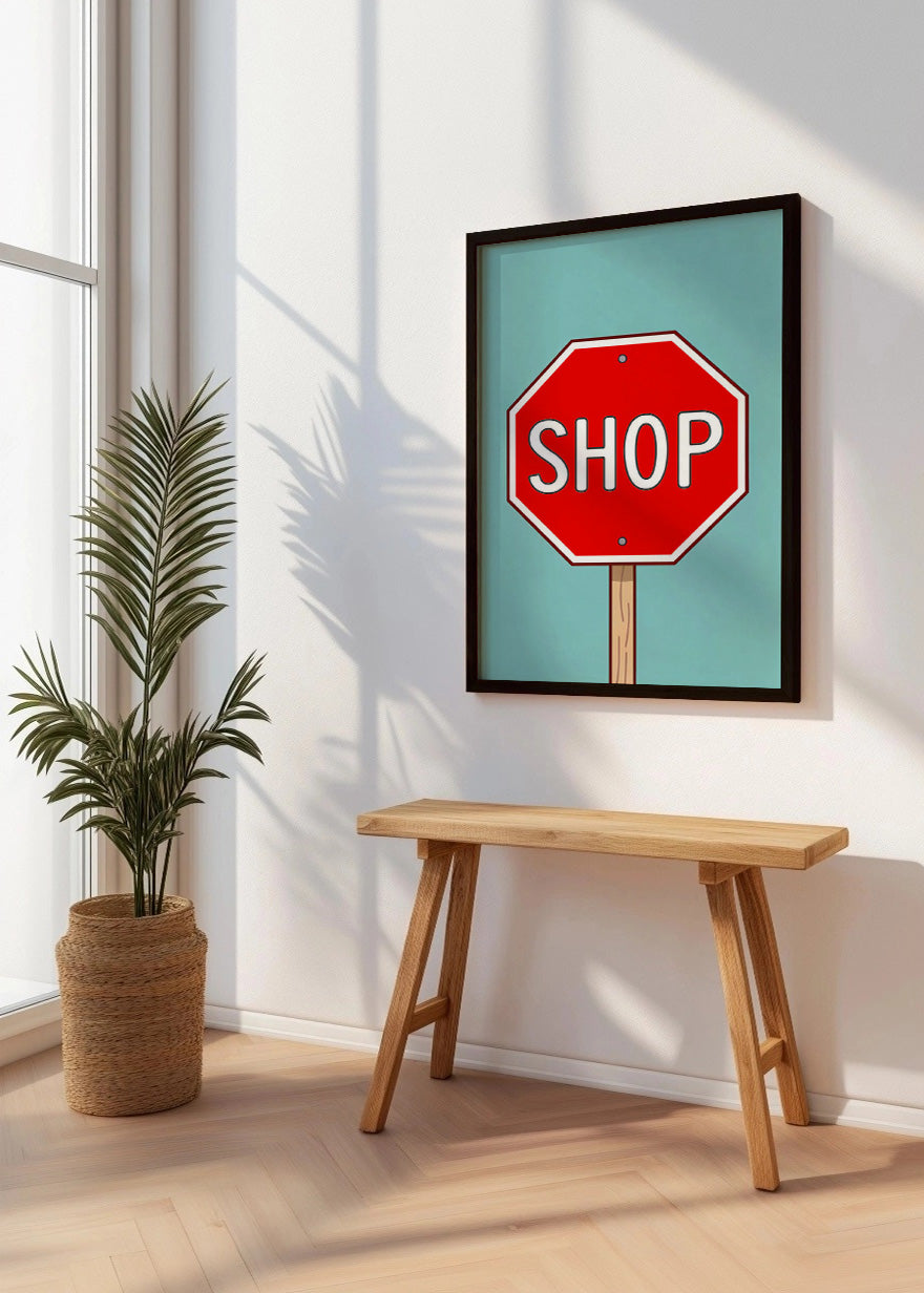 Cuadro Señal de Shop