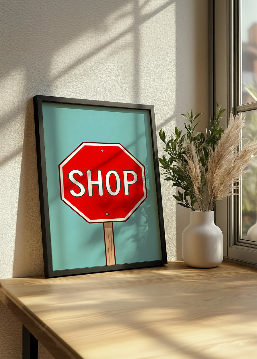 Cuadro Señal de Shop