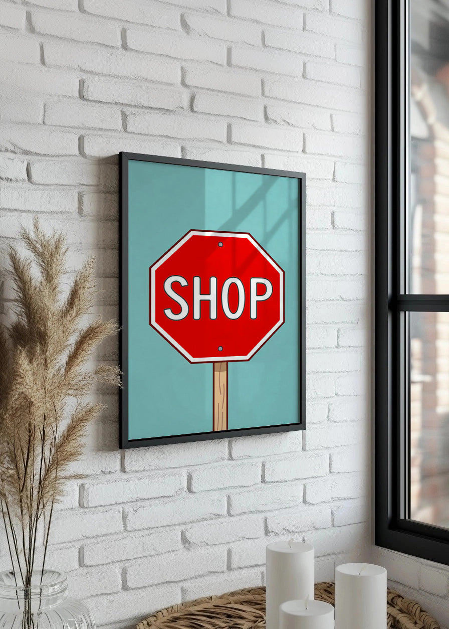 Cuadro Señal de Shop