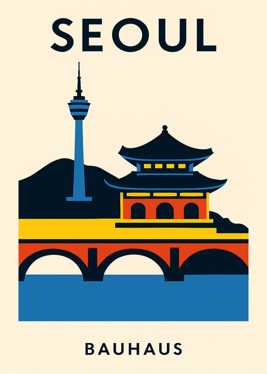 Cuadro Seoul Poster Bauhaus