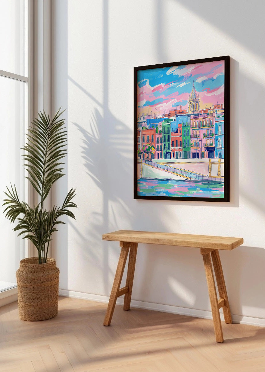 Cuadro Sevilla Calle Betis en Triana - Soft