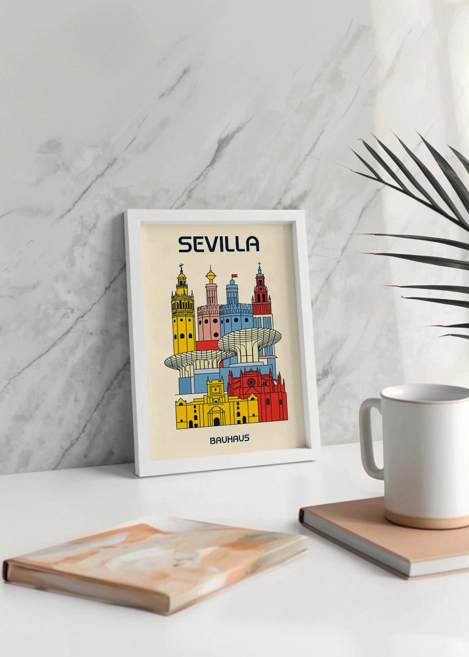 Cuadro Sevilla Poster Bauhaus