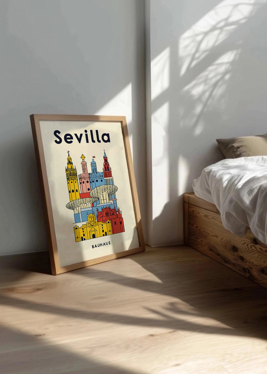 Cuadro Sevilla Poster Bauhaus