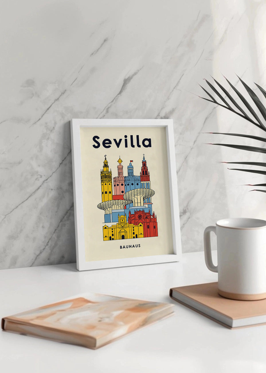 Cuadro Sevilla Poster Bauhaus