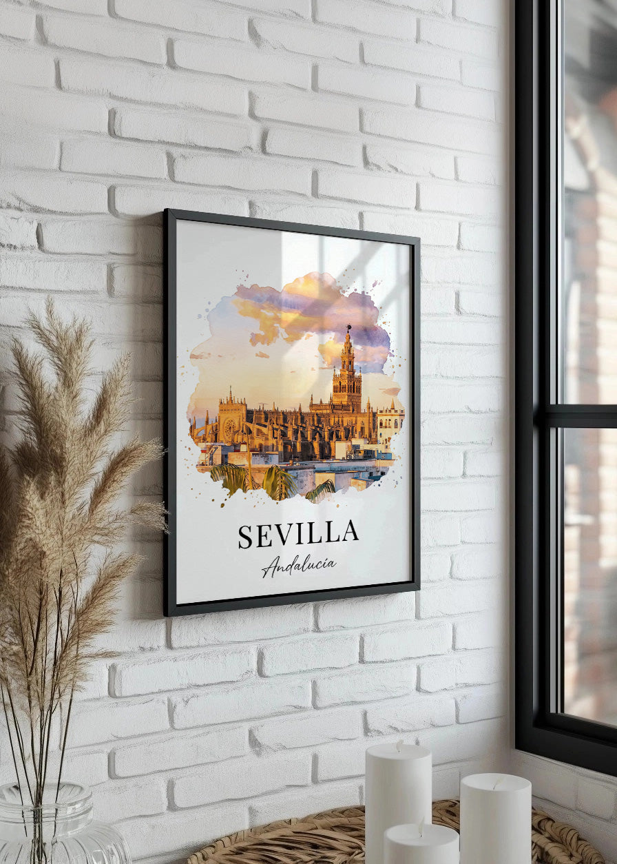 Cuadro Sevilla y Andalucía - Postal
