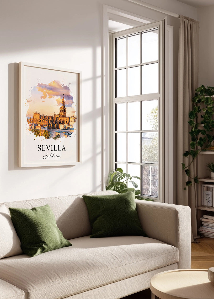 Cuadro Sevilla y Andalucía - Postal