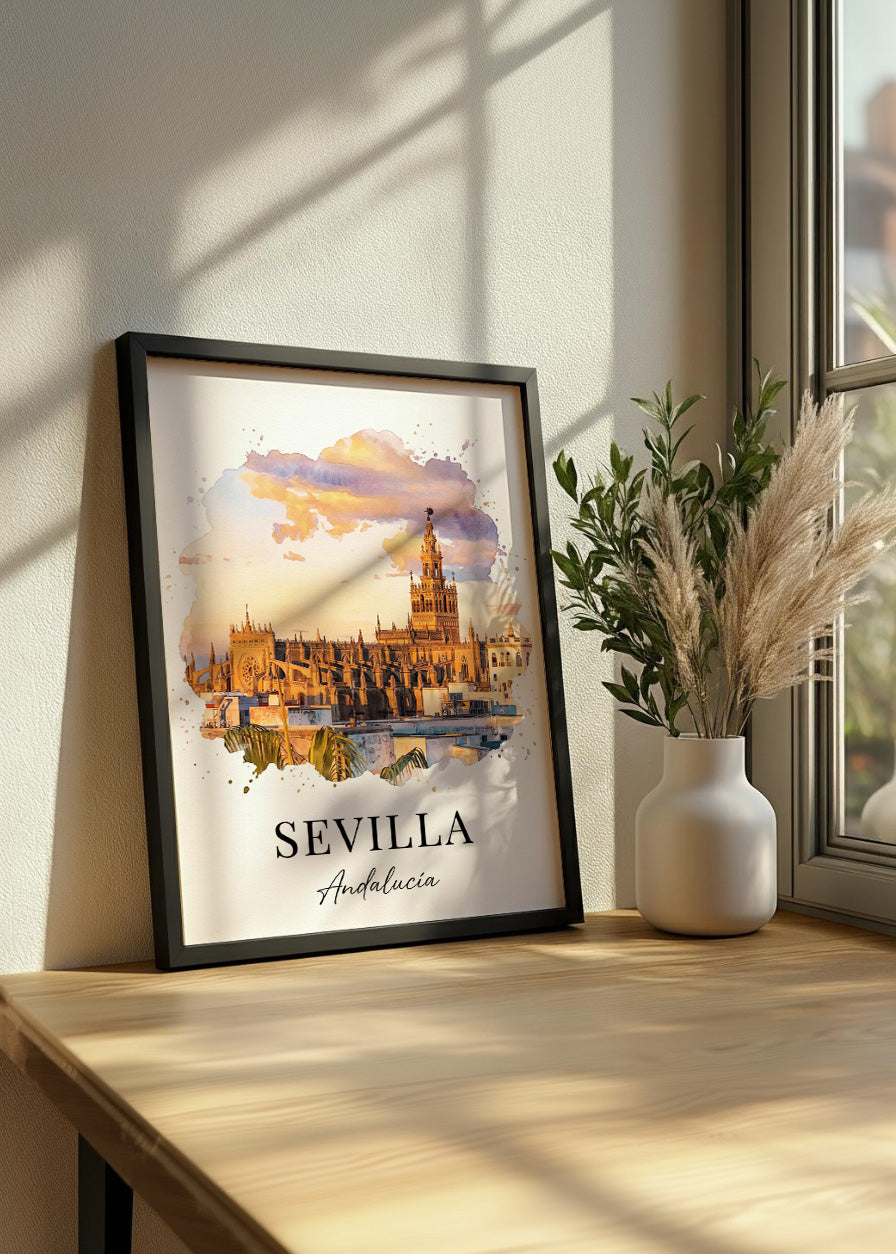 Cuadro Sevilla y Andalucía - Postal