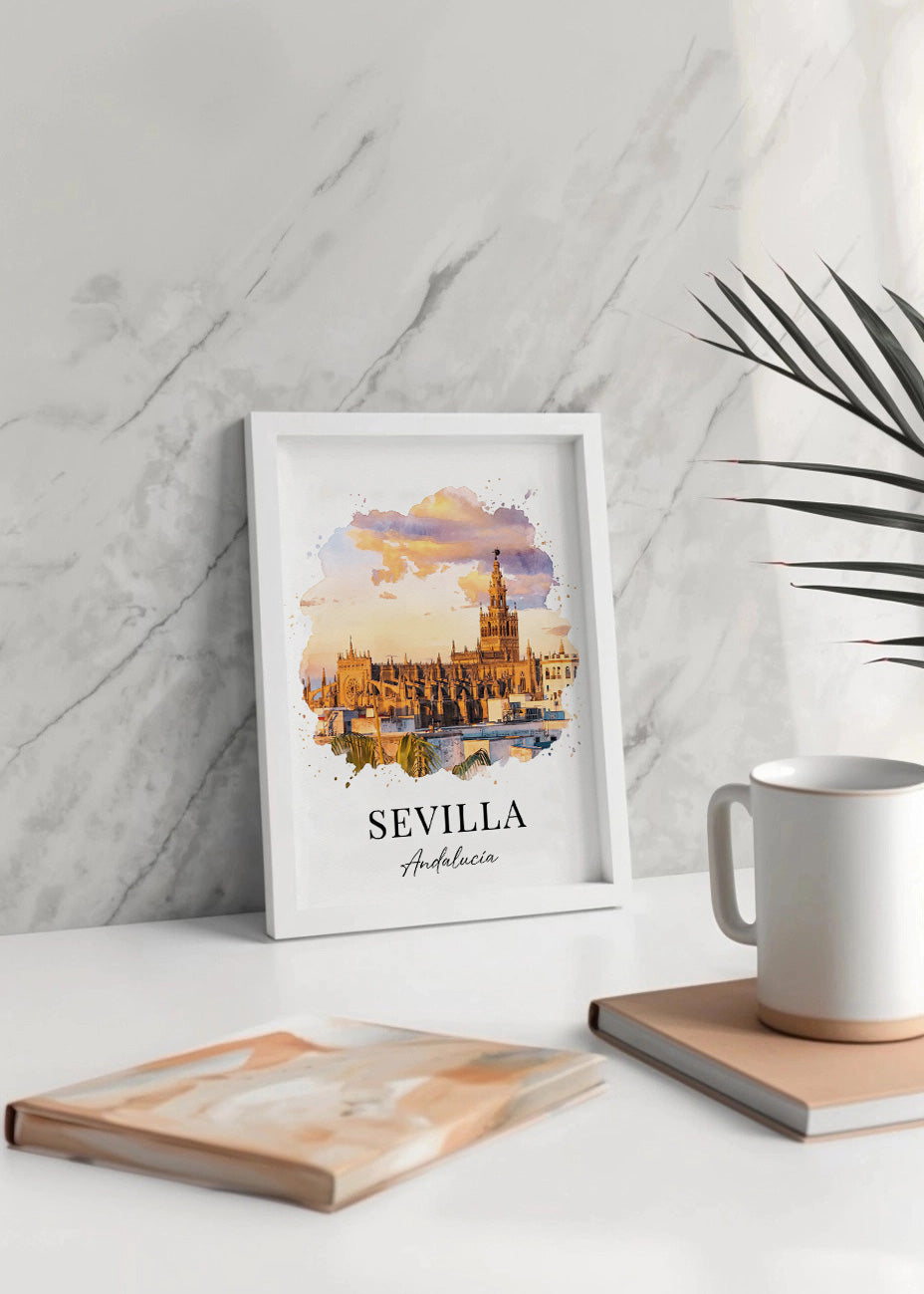 Cuadro Sevilla y Andalucía - Postal