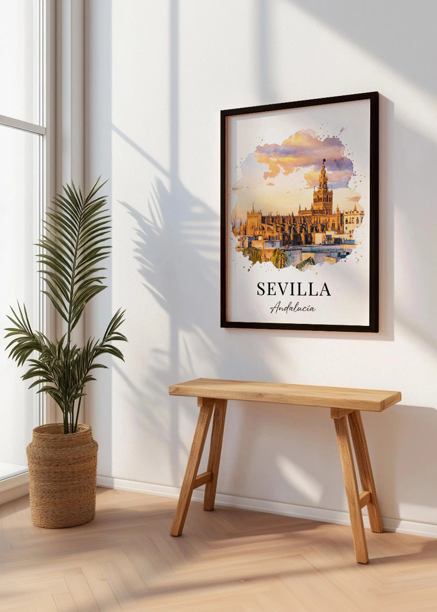 Cuadro Sevilla y Andalucía - Postal