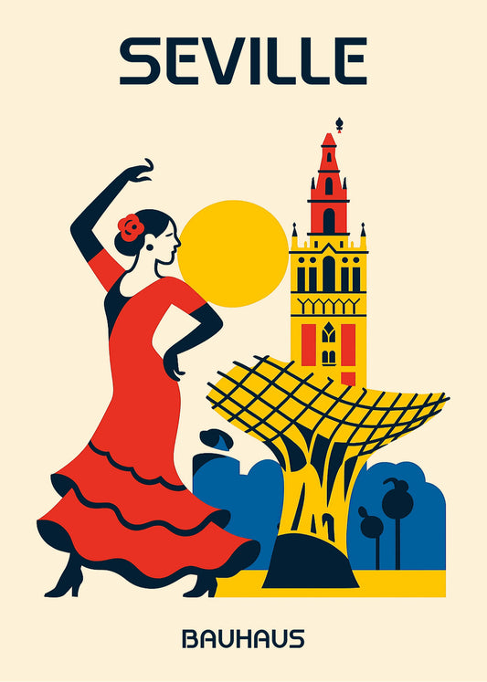 Cuadro Seville Poster Bauhaus