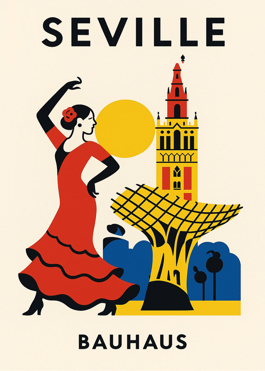 Cuadro Seville Poster Bauhaus
