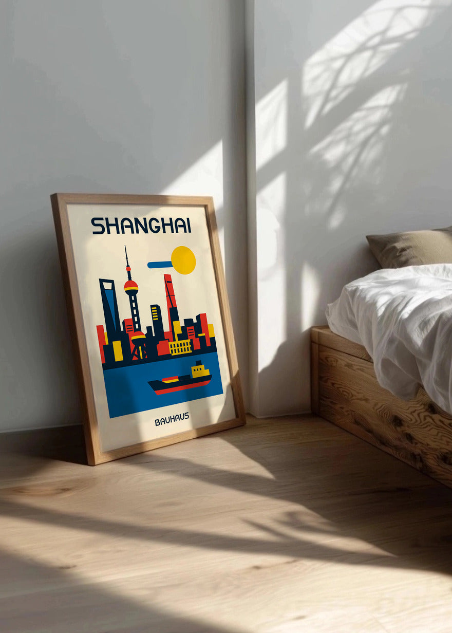 Cuadro Shanghai Poster Bauhaus