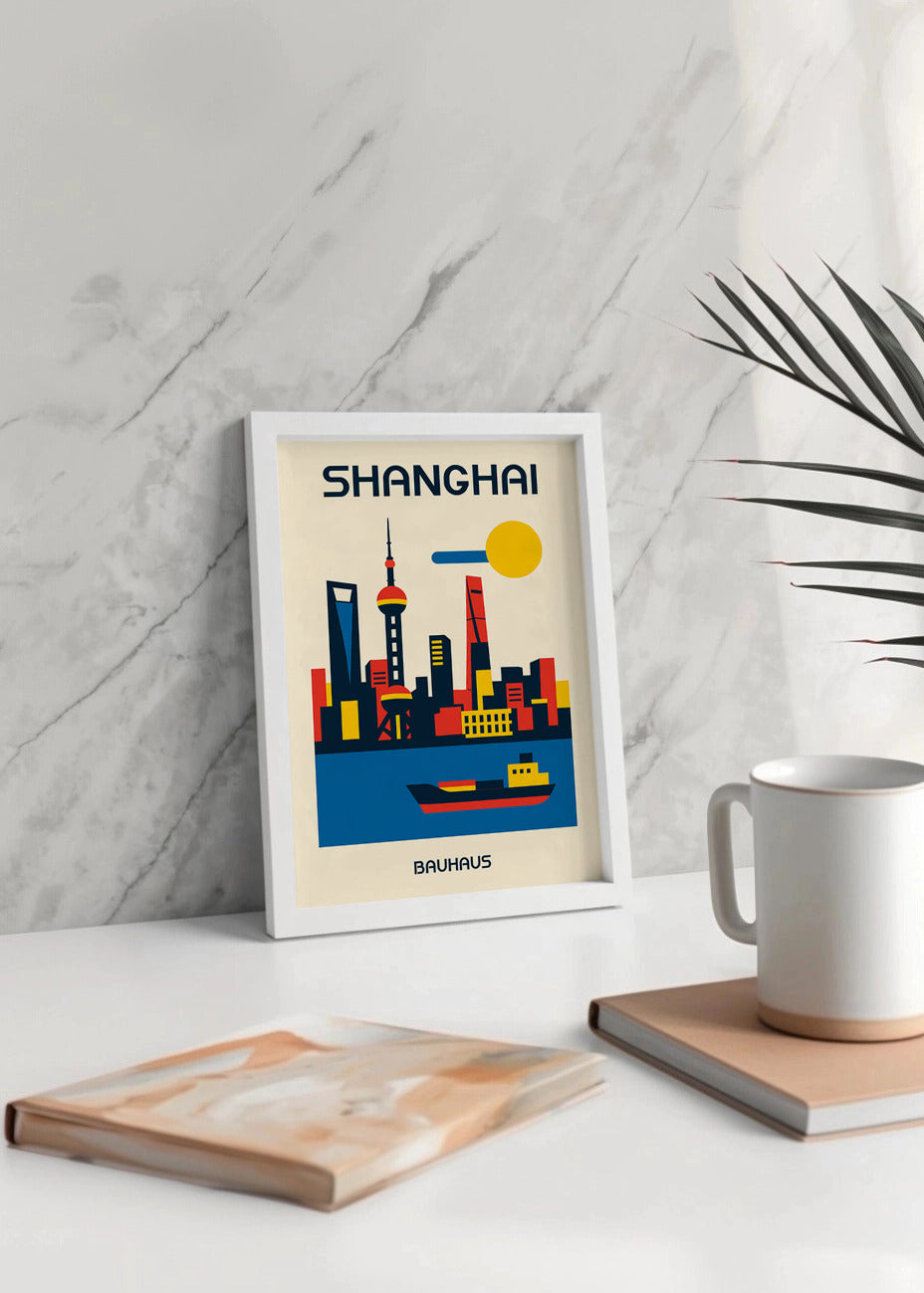 Cuadro Shanghai Poster Bauhaus