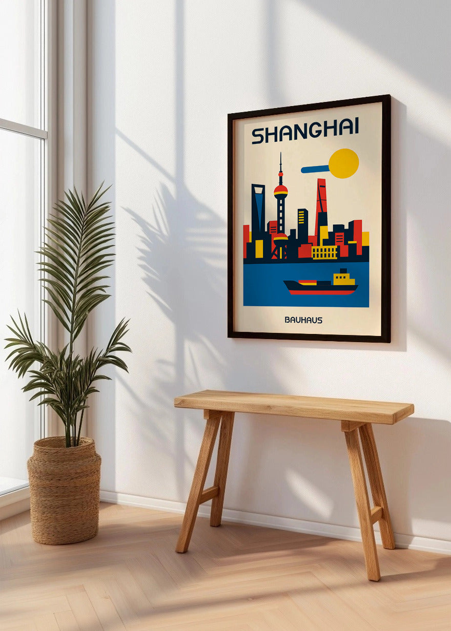 Cuadro Shanghai Poster Bauhaus