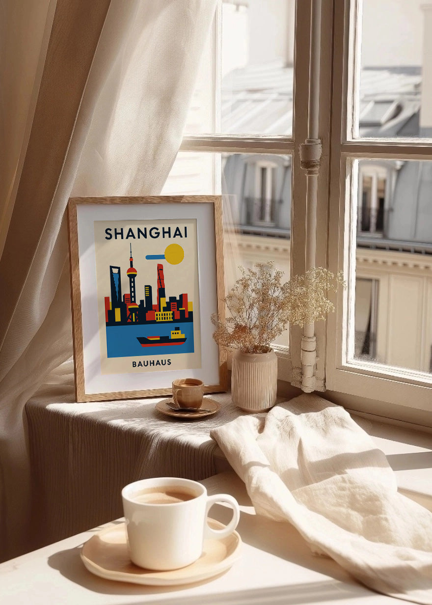 Cuadro Shanghai Poster Bauhaus