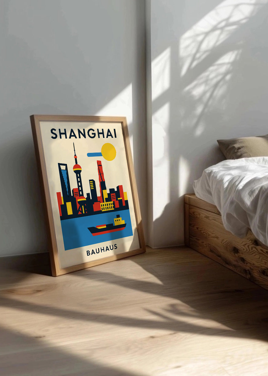 Cuadro Shanghai Poster Bauhaus