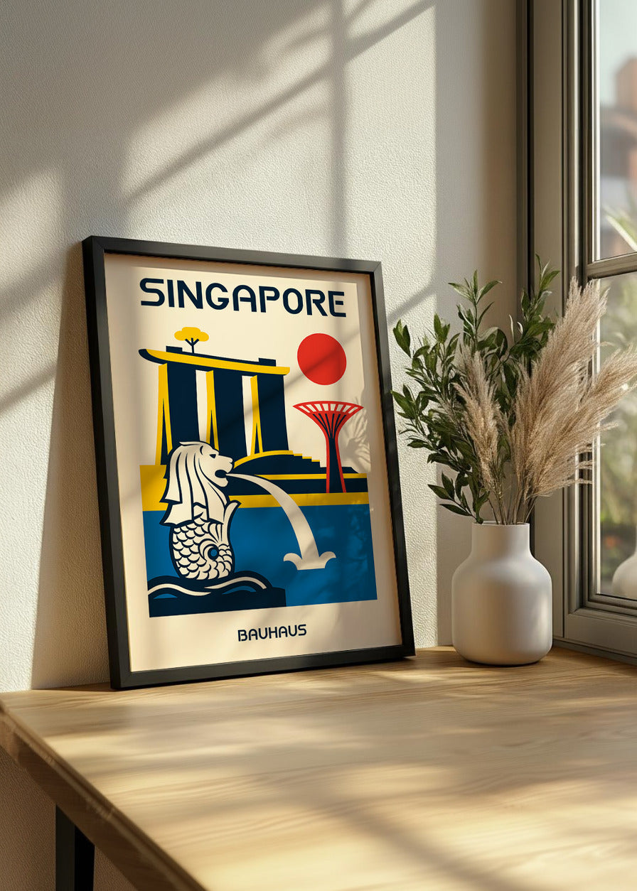 Cuadro Singapore Poster Bauhaus
