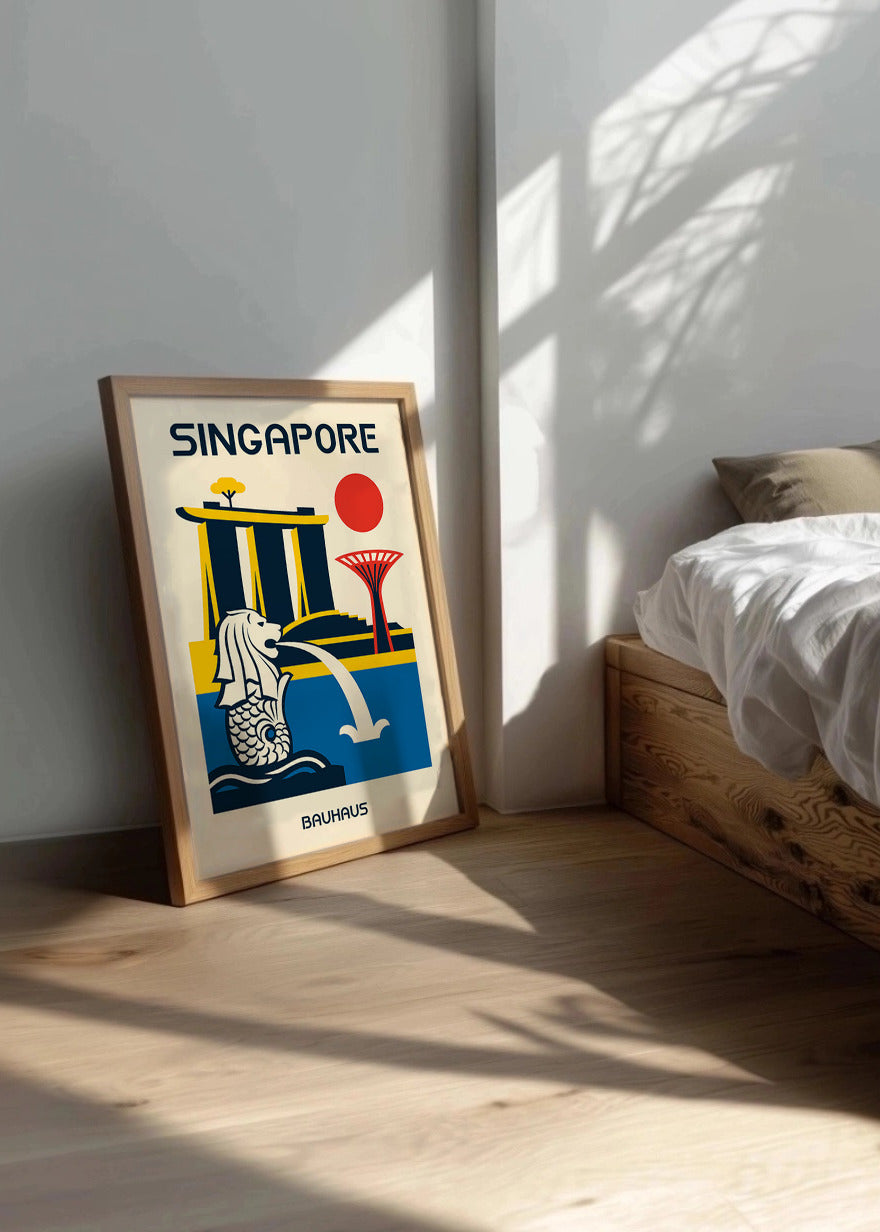 Cuadro Singapore Poster Bauhaus