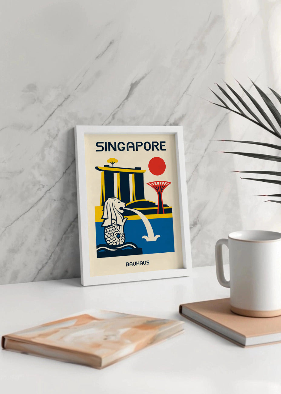 Cuadro Singapore Poster Bauhaus