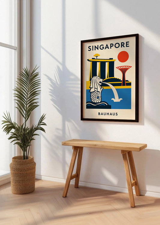 Cuadro Singapore Poster Bauhaus