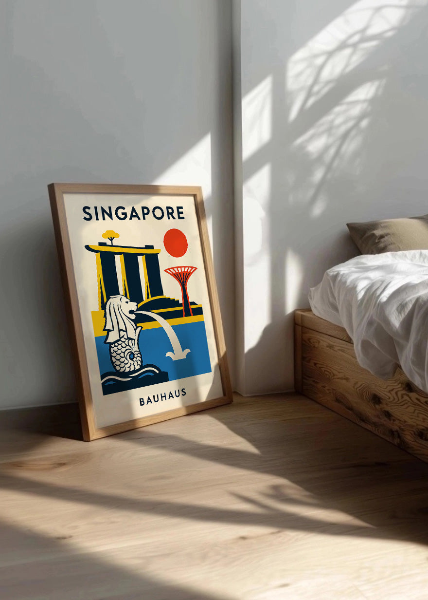 Cuadro Singapore Poster Bauhaus