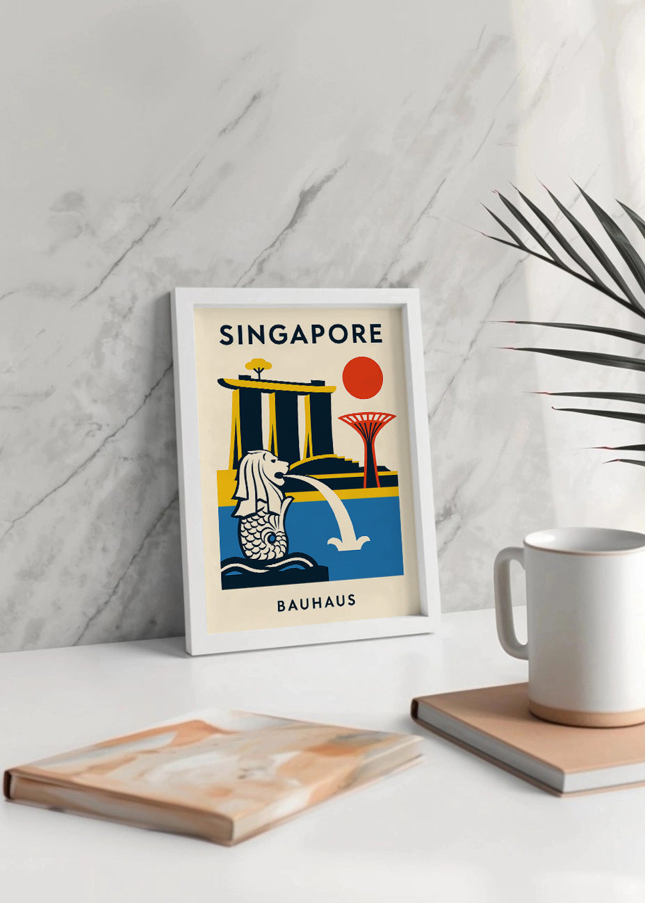 Cuadro Singapore Poster Bauhaus