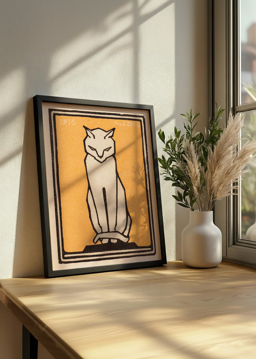 Cuadro Sitting Cat (Julie de Graag)