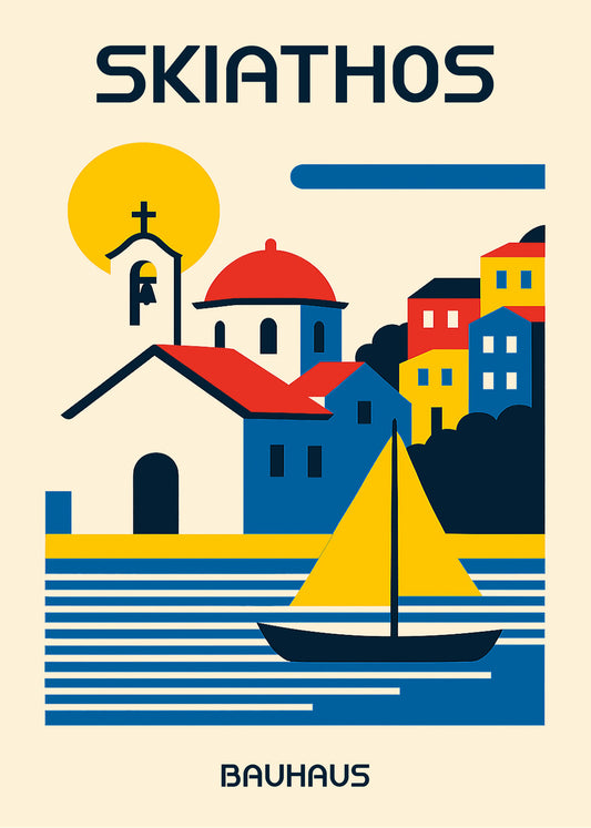 Cuadro Skiathos Poster Bauhaus