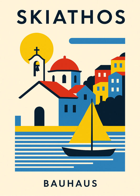 Cuadro Skiathos Poster Bauhaus