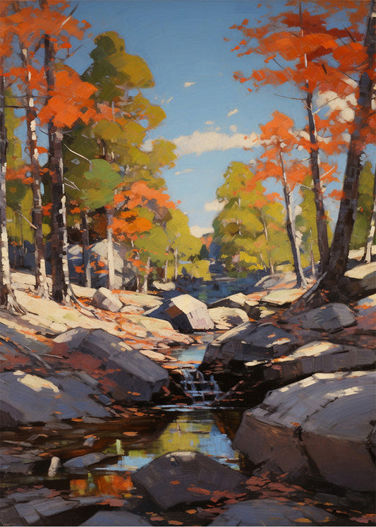 Cuadro ​Small Forest River