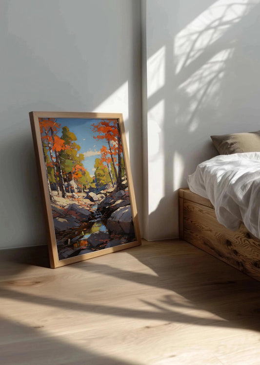 Cuadro ​Small Forest River