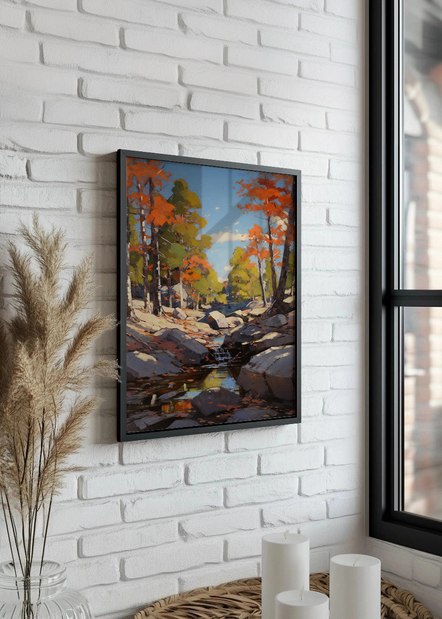 Cuadro ​Small Forest River