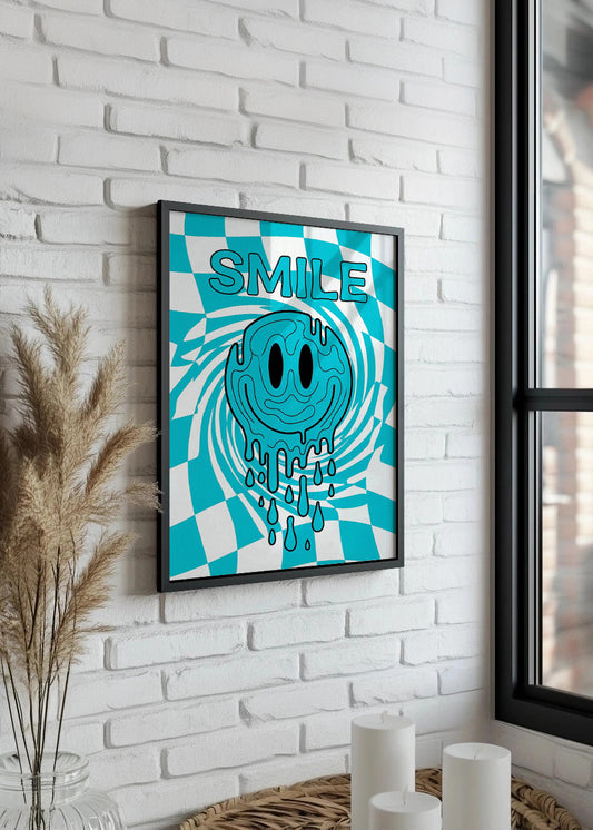 Cuadro Smile azul