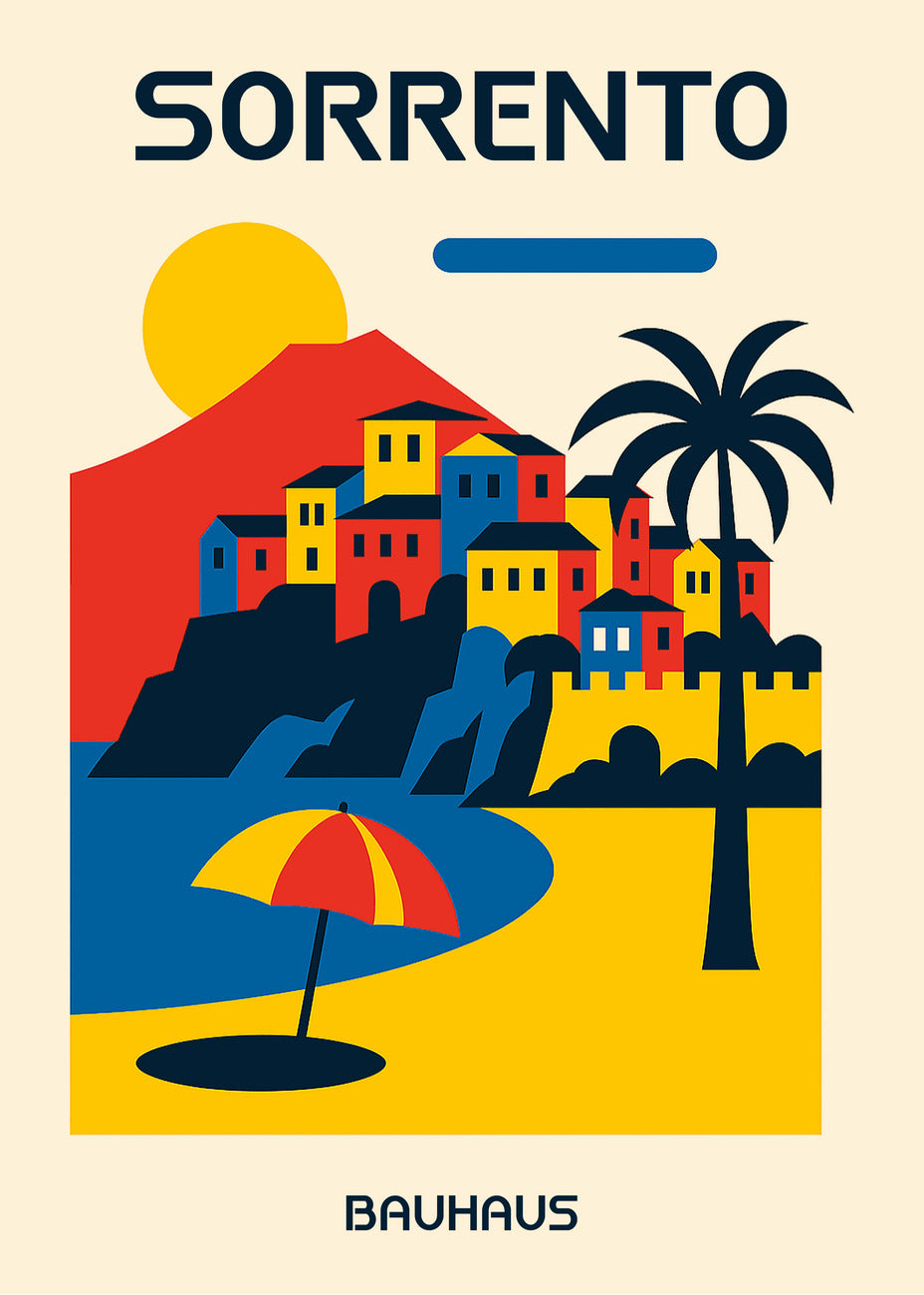 Cuadro Sorrento Poster Bauhaus