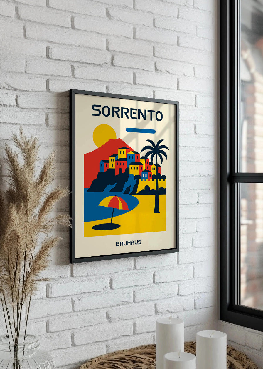 Cuadro Sorrento Poster Bauhaus