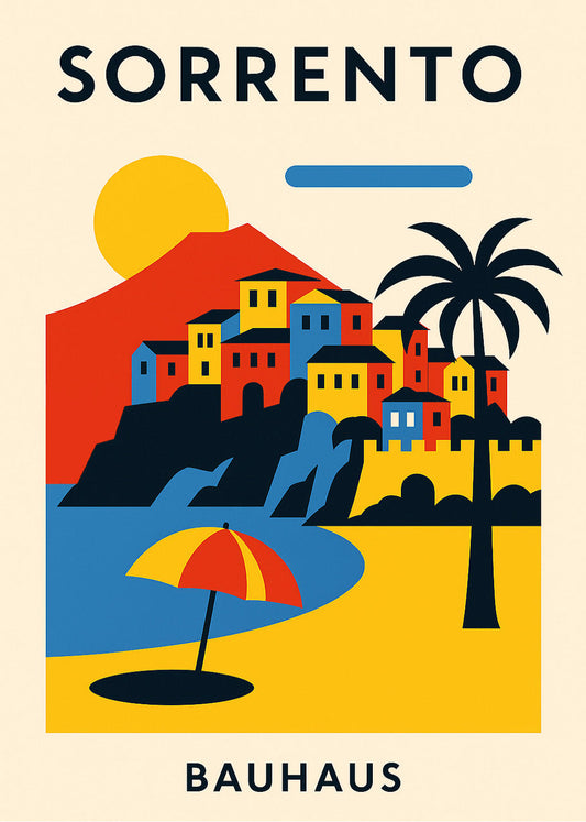 Cuadro Sorrento Poster Bauhaus