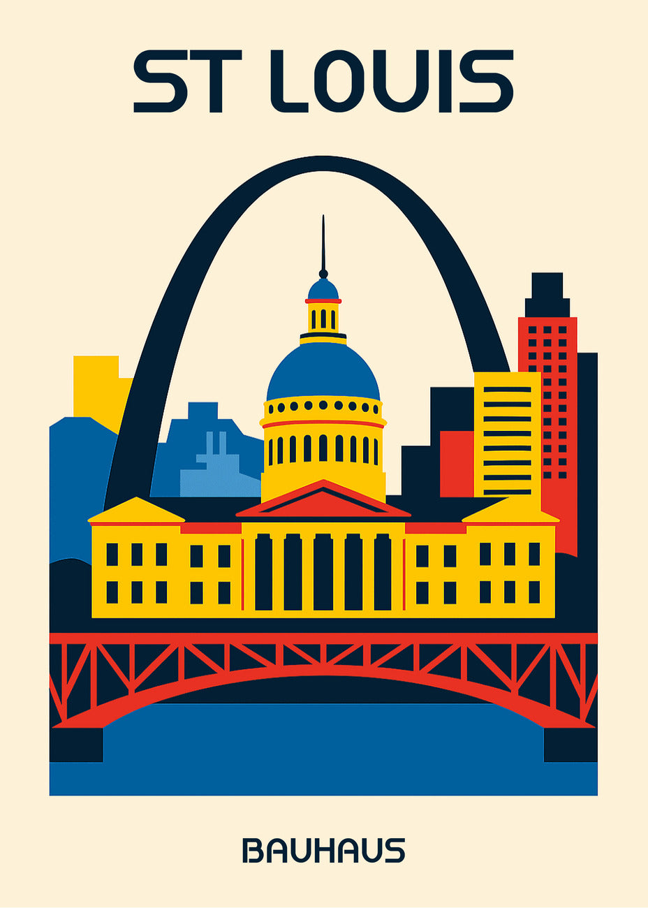 Cuadro St Louis Poster Bauhaus
